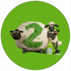 Jedlý papier ovečka Shaun 2 19,5 cm - Pictu Hap