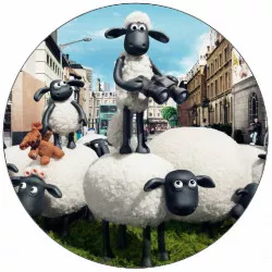 Jedlý papier ovečka Shaun vo meste 19,5 cm - Pictu Hap