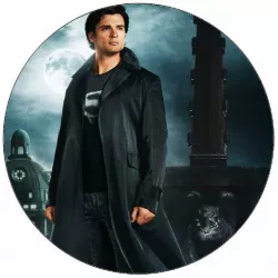 Jedlý papier Smallville Clark Kent v čiernom kabáte, 19,5 cm - Pictu Hap