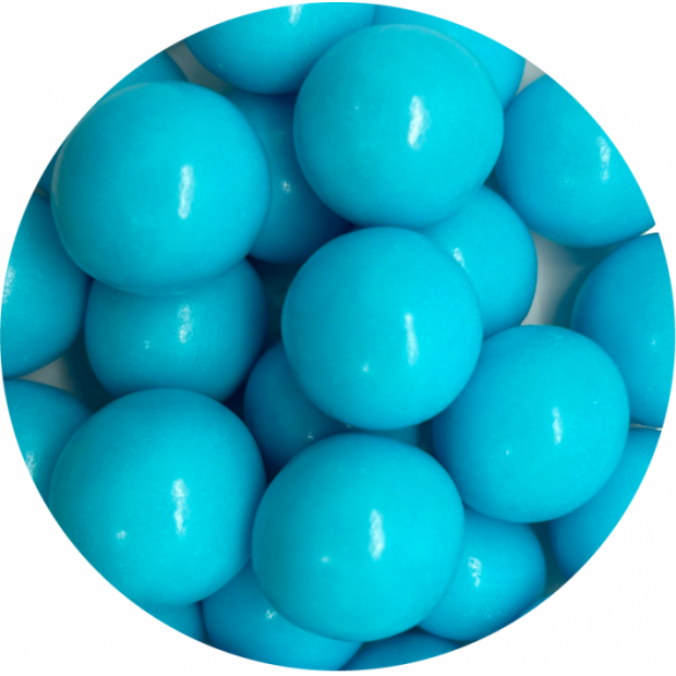Čokoládové perly veľké 1,5cm modré - 200g - Dekor Pol