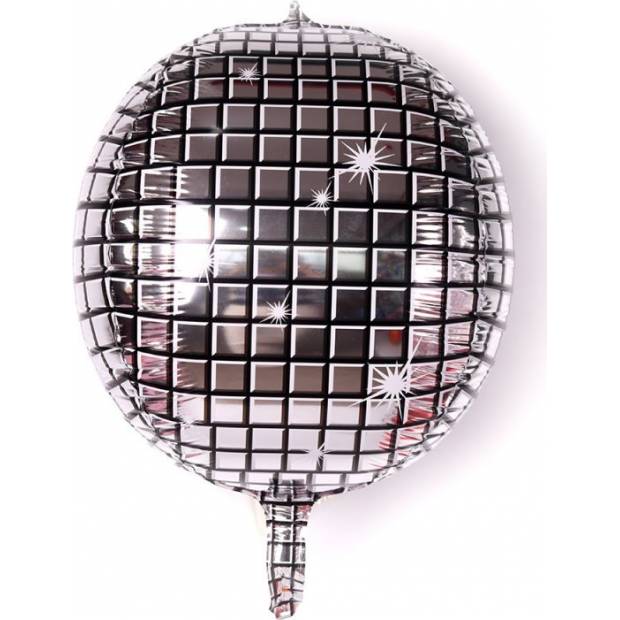 Fóliový balón disco ball 4d 38cm - Cakesicq