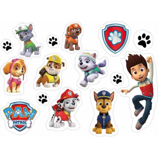 Jedlý papier na vystrihovanie Tlapková patrola - Paw Patrol - Pictu Hap