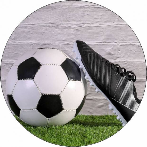 Jedlá papierová futbalová lopta a topánka 19,5 cm - Pictu Hap