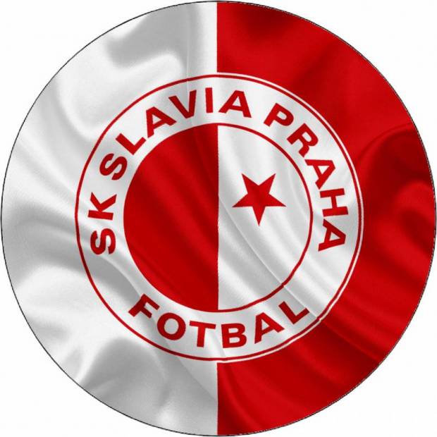 Jedlý papier Logo Slavia original 19,5 cm - Pictu Hap