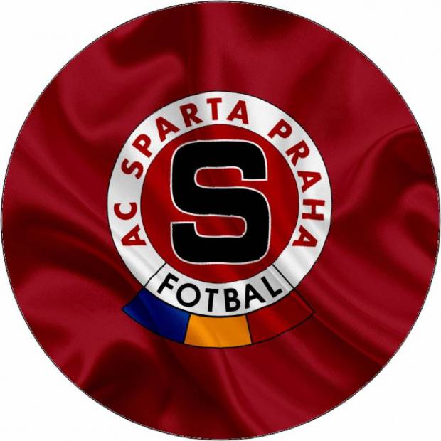 Jedlý papier Logo Sparta Praha 19,5 cm - Pictu Hap