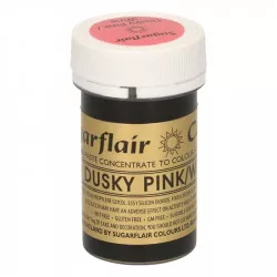 Gélová farba dusky pink 25 g - Sugarflair