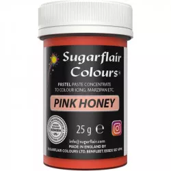 Gélová farba pink honey pastelová 25 g - Sugarflair