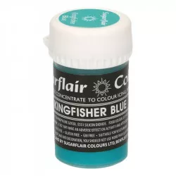 Gélová farba kingfisher blue 25 g - Sugarflair