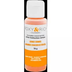 Kakaové maslo farebné 78 g sunset orange - Roxy and Rich