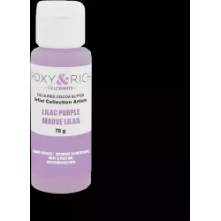 Kakaové maslo farebné 78 g lilac purple - Roxy and Rich