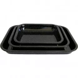 Slepič smaltovaný plech na pečenie 29 x 23 x 5 cm, vyrobené pre BELIS/SFINX - Belis - Sfinx