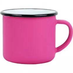 BELIS smaltovaný šálok 8 cm/0,35l, fuchsiový - Belis