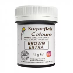 Gélová farba extra brown 42 g - Sugarflair