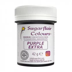 Gélová farba extra purple 42 g - Sugarflair