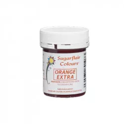 Gélová farba extra orange 42 g - Sugarflair