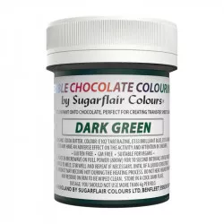 Čokoládová barva dark green 35 g - Sugarflair