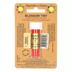 Jedlá prachová farba poppy red 7 ml - Sugarflair