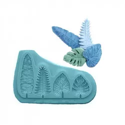 Silikónová forma – listy 9 × 5,5 cm - Cakesicq