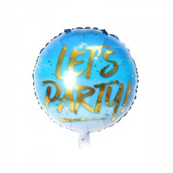 Fóliový balón kulatý Let s Party 46cm - Cakesicq