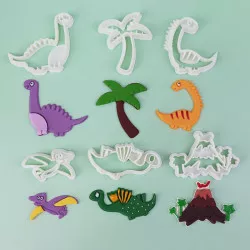 Sada vykrajovatiek dinosaurov - Cakesicq