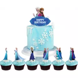 Zápich do torty Frozen 7 ks - Cakesicq