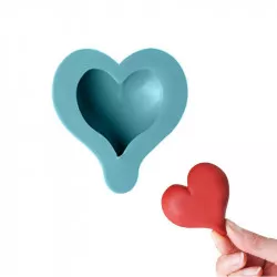Silicone formička – srdiečko – 8,5x8 cm - Cakesicq