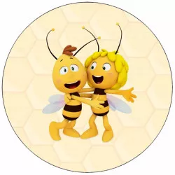 Jedlý papier včielka Maja a Vilík v objatí 19,5 cm - Pictu Hap