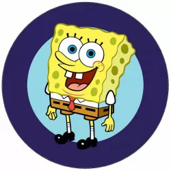 Jedlý papier SpongeBob 19,5 cm - Pictu Hap