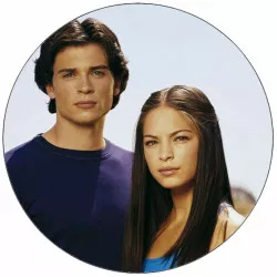 Jedlý papier Smallville — Clark a Lana Lang, 19,5 cm - Pictu Hap