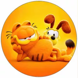 Jedlý papier Garfield a Odie 19,5 cm - Pictu Hap