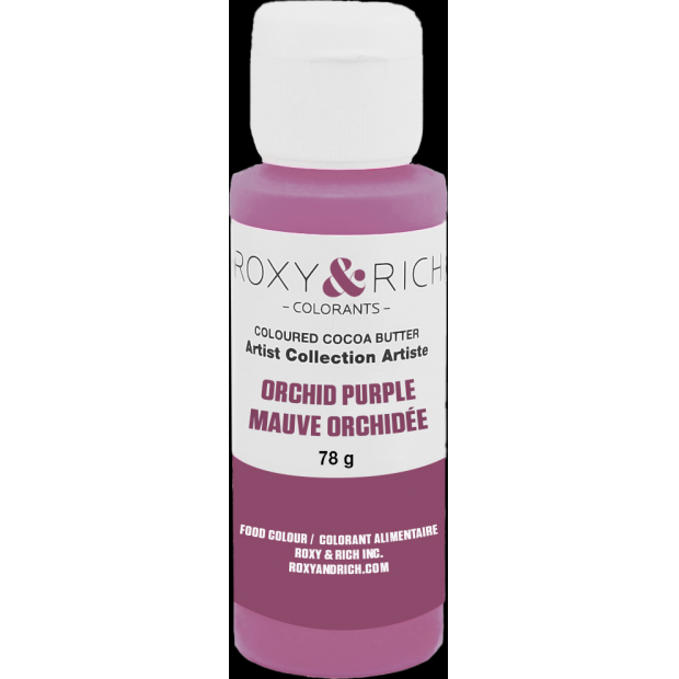 Kakaové maslo farbené 78g orchidea fialová - Roxy and Rich