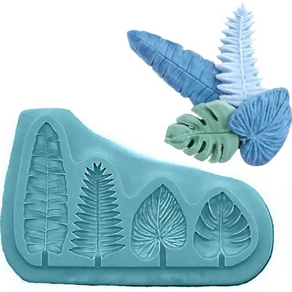 Silikónová forma - listy 9x5,5cm - Cakesicq