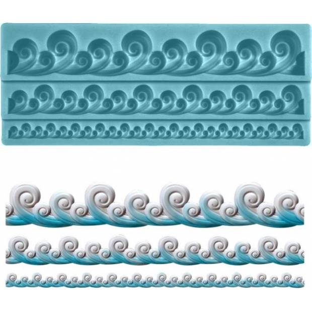 Silikónová forma na okraje vlny 19x7,5cm - Cakesicq