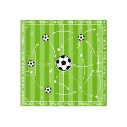 Papierové servítky Futbal, 10 ks, 33 × 33 cm - Party Pal