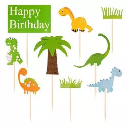 Zápich do torty dinosaurus 9 ks - Party Pal