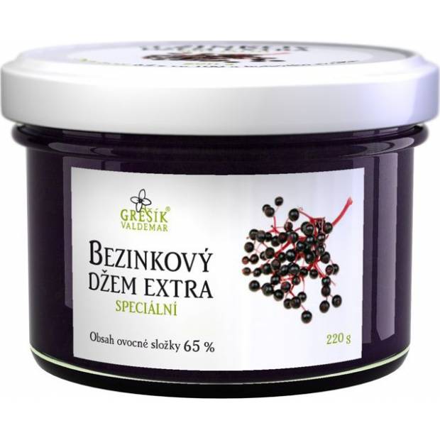 Bezinkový džem extra špeciál 220g - Grešík
