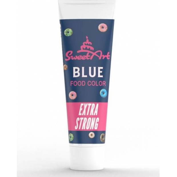 SweetArt gélová farba v tube Intense Blue (30 g) - dortis