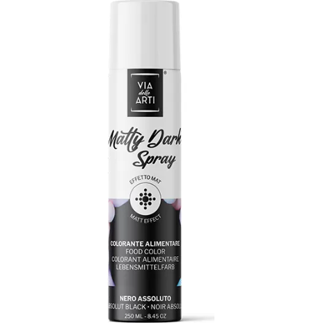 Matná farba v spreji čierna 250 ml - Solchim Food