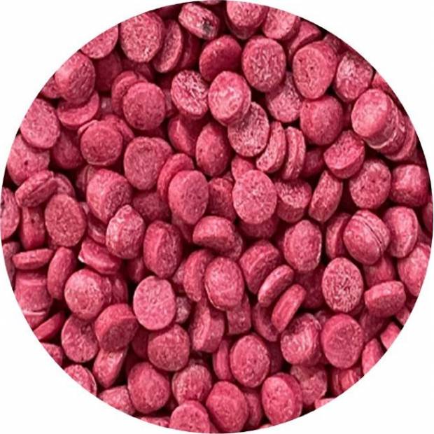 Cukrové dekorácie bordové konfety 80g - I LOVE CAKES