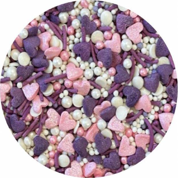 Cukrové zdobenie Lilac beauty 80g - I LOVE CAKES