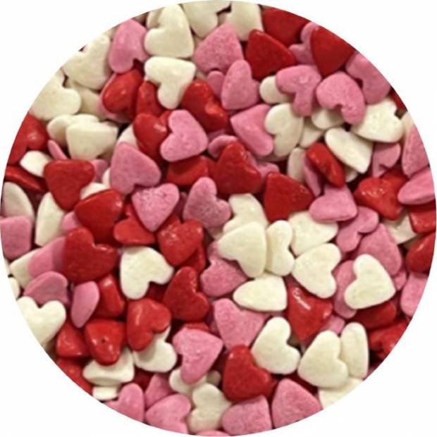 Cukrová zmes na zdobenie Srdcia 80g - I LOVE CAKES
