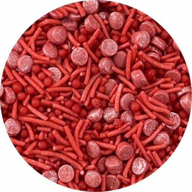 Cukrové zdobenie Red Glow 80g - I LOVE CAKES