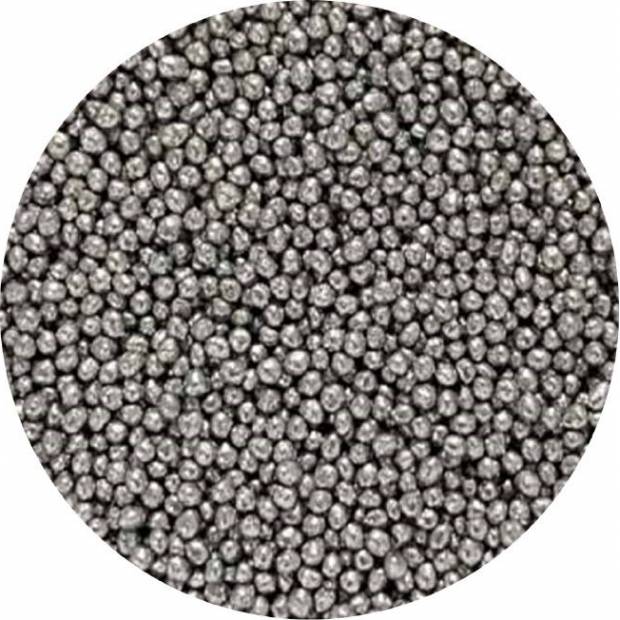 Cukrové perly strieborné metalické 2mm 1kg - I LOVE CAKES