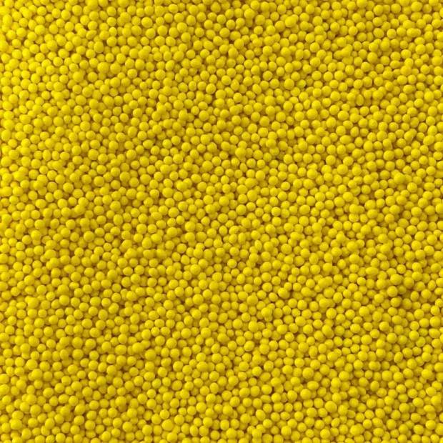 Cukrové korálky 2mm žlté 1kg - I LOVE CAKES