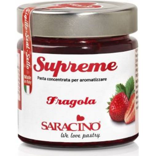 Jahodová ochucovacia pasta 200g - Saracino