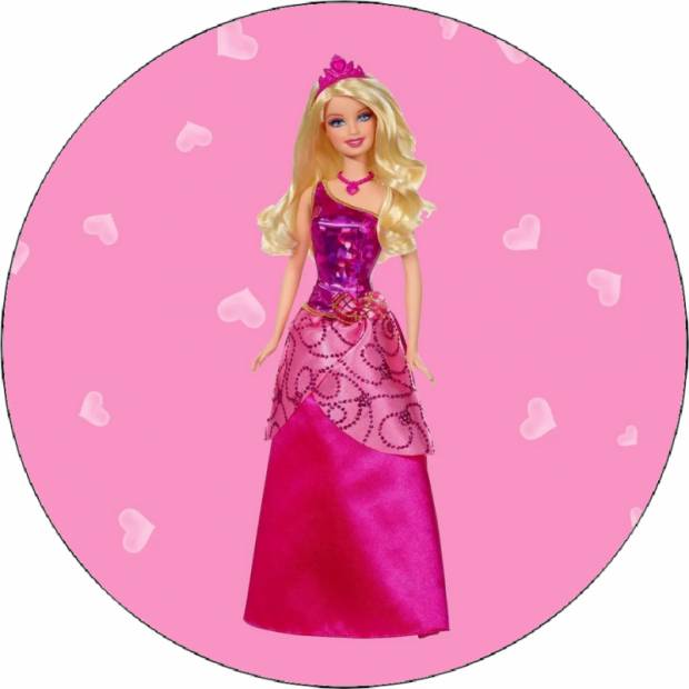 Bábika Barbie z jedlého papiera 19,5 cm - Pictu Hap