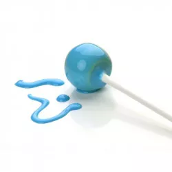 Koláčový pops světle modrá glazúra 260 g - Cake Masters