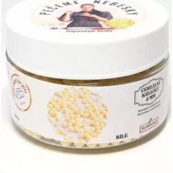 Eurocao Cereálne guľôčky v bielej čokoláde 5 mm (100 g) Besky edícia - Eurocao