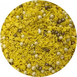 Cukrové zdobenie Zlatý mix 80 g - I LOVE CAKES