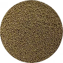 Cukrové perly metalické tmavo‑hnedozlaté 2 mm, 80 g - I LOVE CAKES